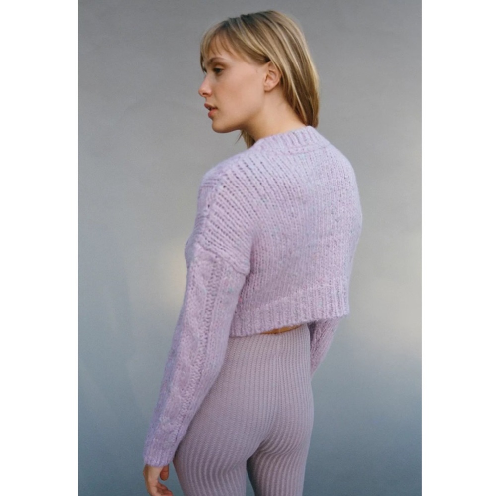 UO Cameron Cable Knit Cardigan - Picture 4 of 8
